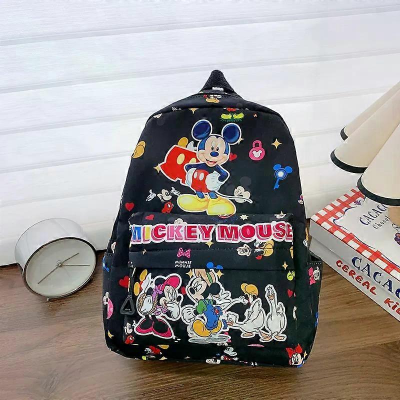Children boy Schoolbag Cute mini Ultra Light Backpack Disney Mickey Mouse New Cartoon nylon handbag  Nylon Kindergarten Backpack