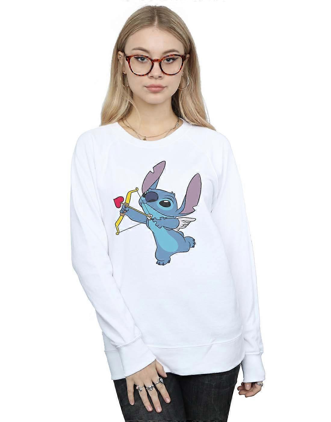 Camisa de moletom lilo e costura do cupido da Disney