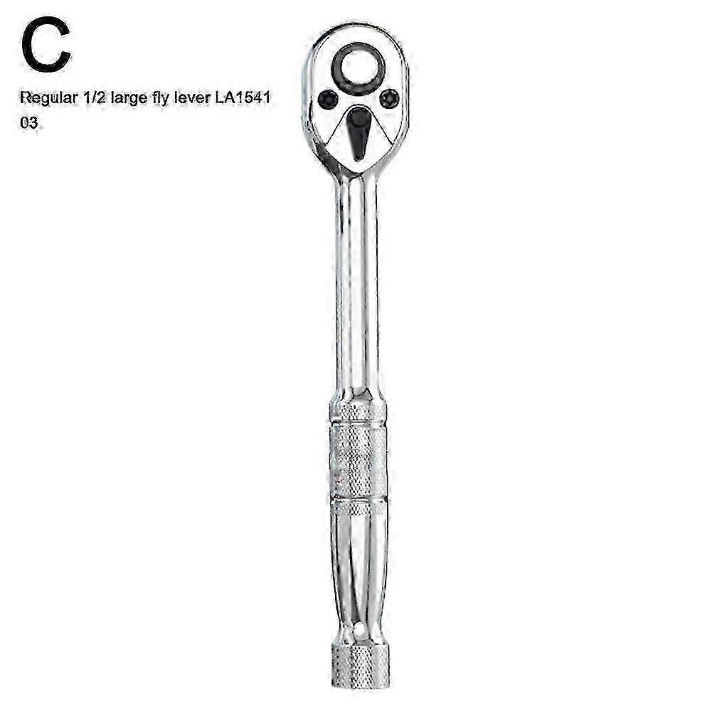 Stubby Ratchet Handle 1/4" 3/8" 1/2" Short Socket Wrenches Torx Tool