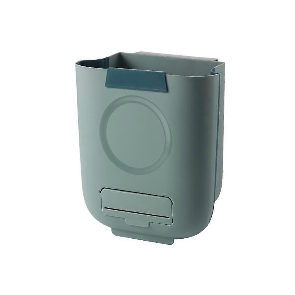Cabinet Hanging Trash Can with Large Opening, Foldable SpaceSaving Wall Mounted Garbage Bin