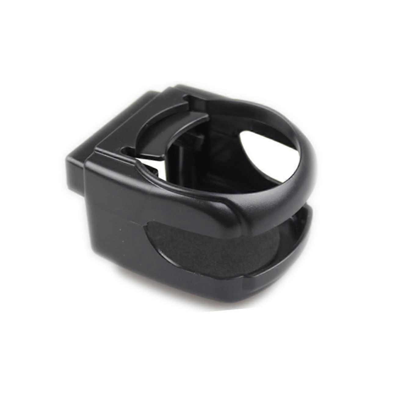 Car Vent Cup Holder Adjustable Secure Mount for Canned Drinks Fits Most Vehicles Black ABS