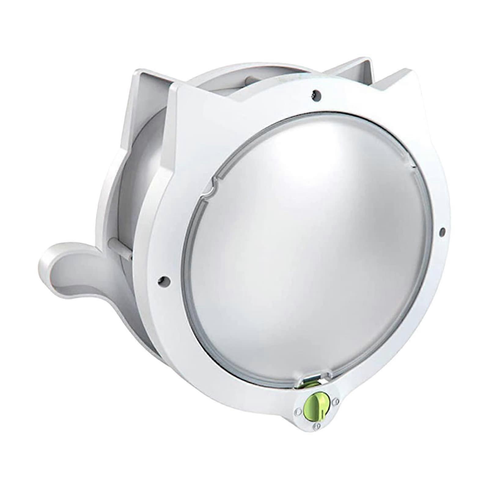 Lockable Cat Door with Transparent Flap for Interior and Exterior Use Easy Install White