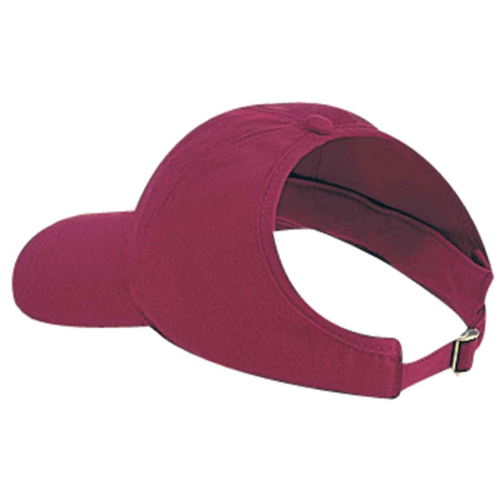 Low Profile 4 Panel Cotton Blend Ponytail Cap with Adjustable Brass Buckle and Soft Crown