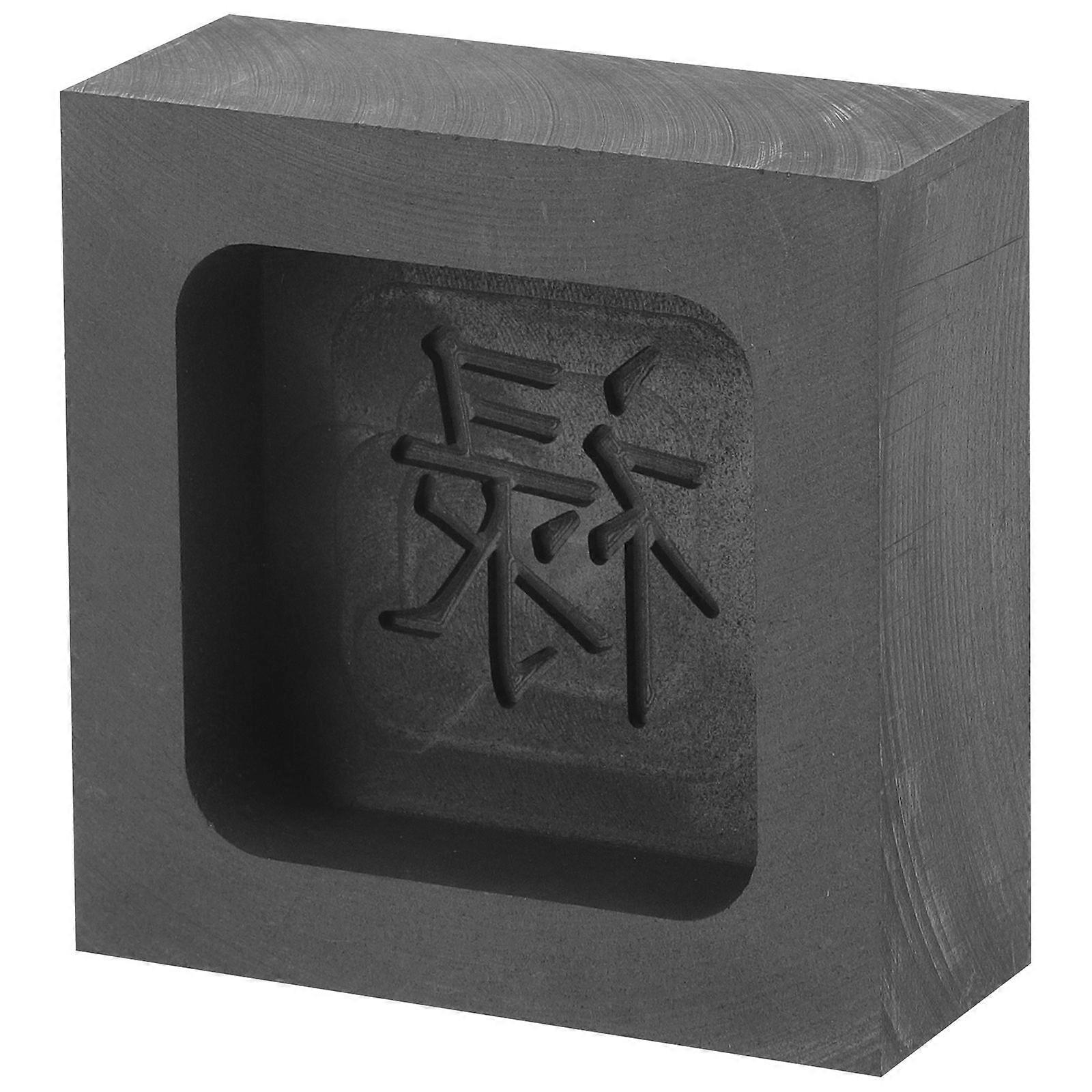 Graphite Ingot Mold Reusable Refining Graphite Melting Casting Mold Melting Tool Graphite Ingot Mold