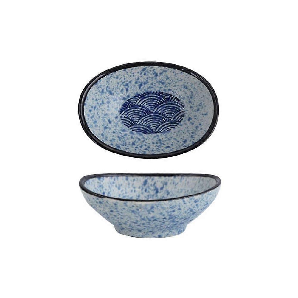 Ceramic Dipping Bowls Set, Stackable Mini Soy Sauce Dishes, Microwave and Dishwasher Safe