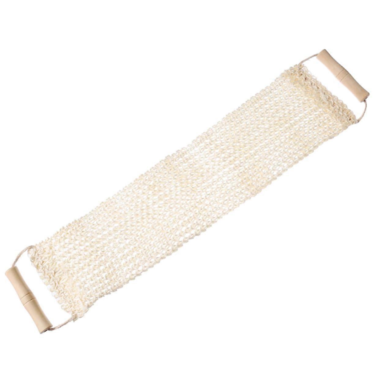 Back Scrubber with Dual Rough Texture, Stretchable Exfoliating Bath Towel for Back, Neck and Shoulders