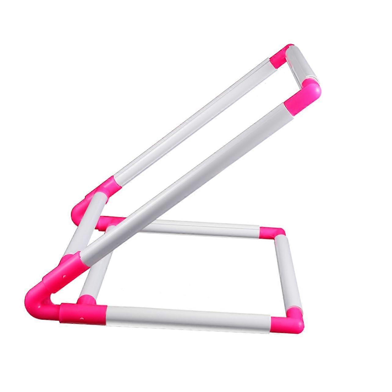 Embroidery Frame Stand PVC Cross Stitch Holder for Quilting Needlework DIY Tabletop Adjustable