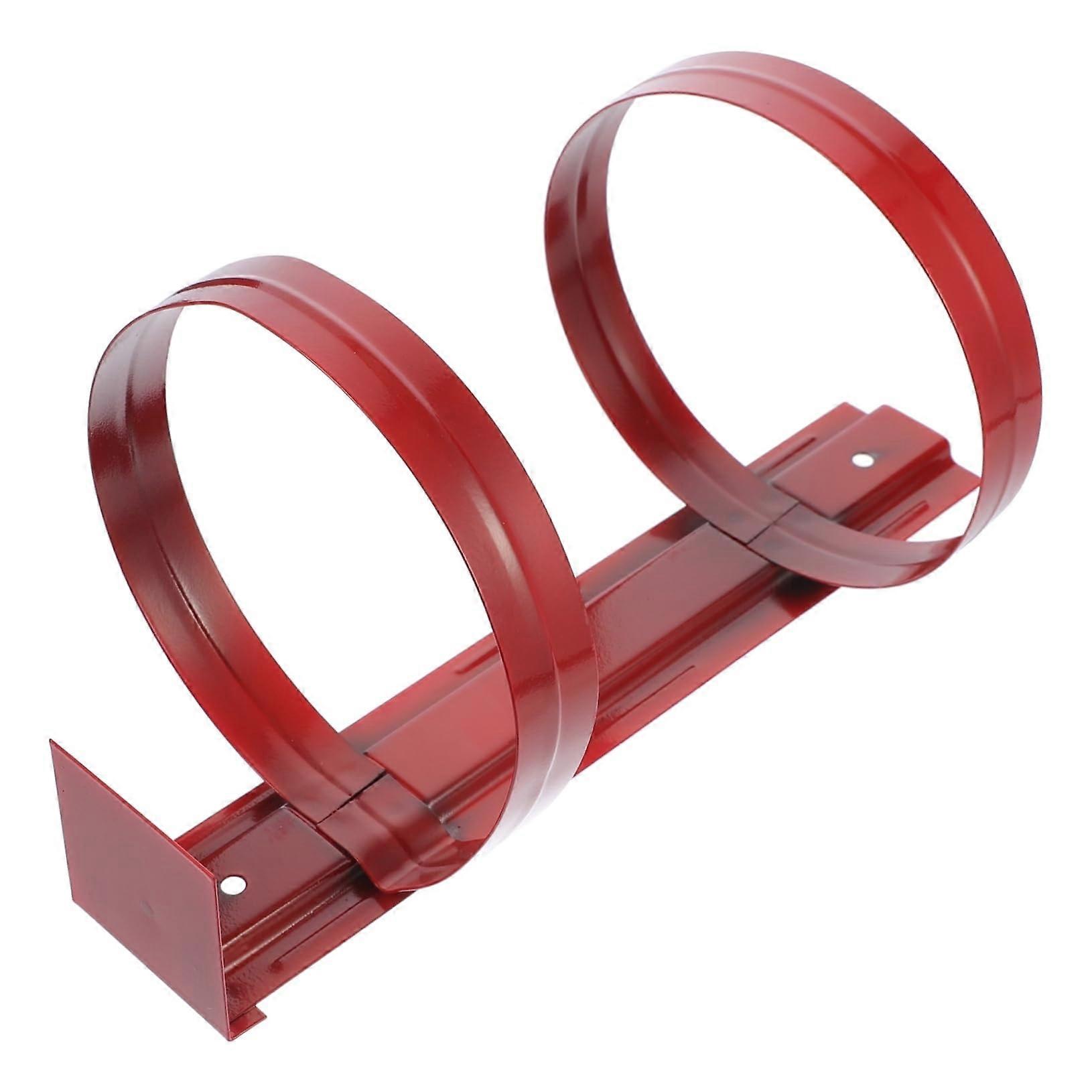 Heavy Duty Fire Extinguisher Wall Mount Bracket Iron Holder Secure Storage Corrosion Resistant