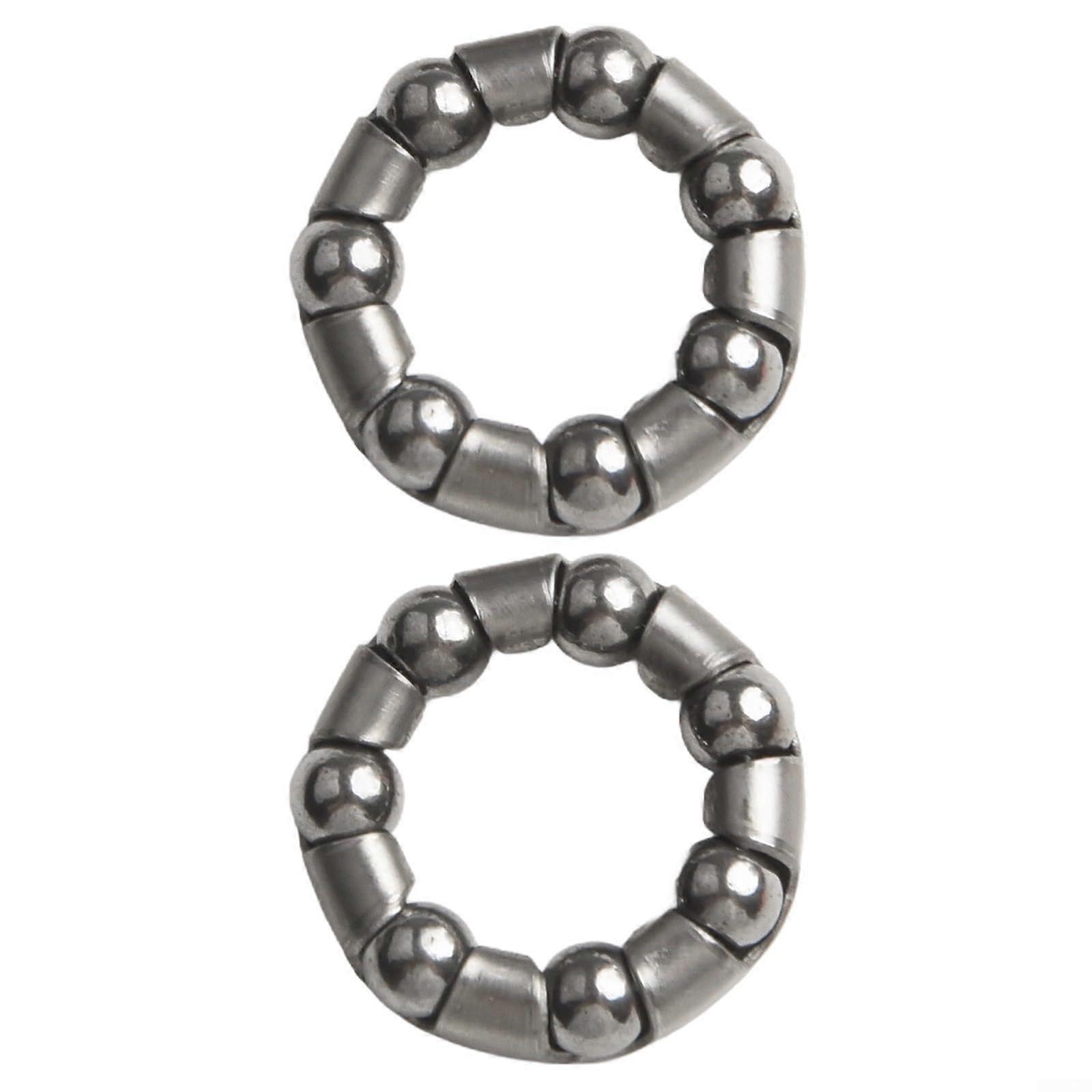 2 Pack  Steel Bicycle Headset Bearings Durable Multiple Sizes for Racing and