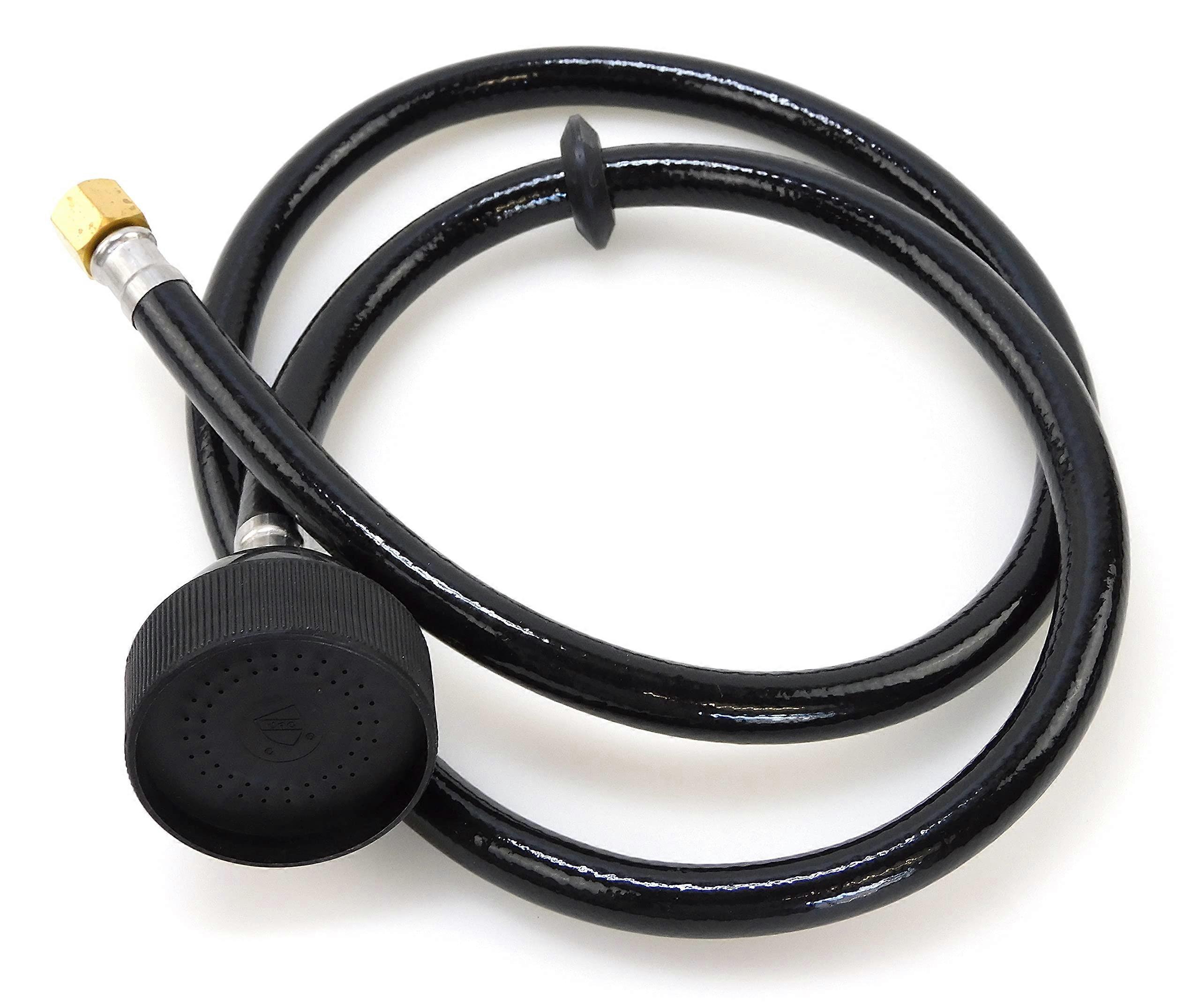 Rubber Hose with Brass Fitting, Durable Flexible 46 Inch for Salon Shampoo Sprayer Replacement