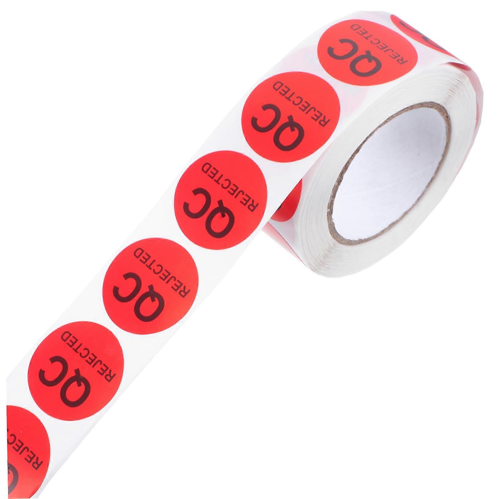 QC Labels with Strong Adhesion for Inspection and Testing, Durable Quality Control Stickers