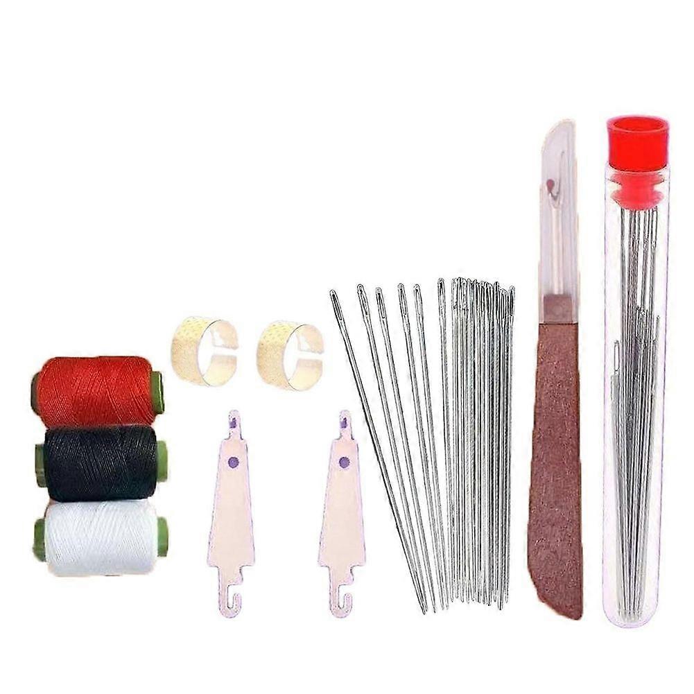 37PCS Sewing Tool Set, Needle Thread Hand Repair Tools, Multi-Purpose Needle and Thread Kit, Portable Sewing Working Kit