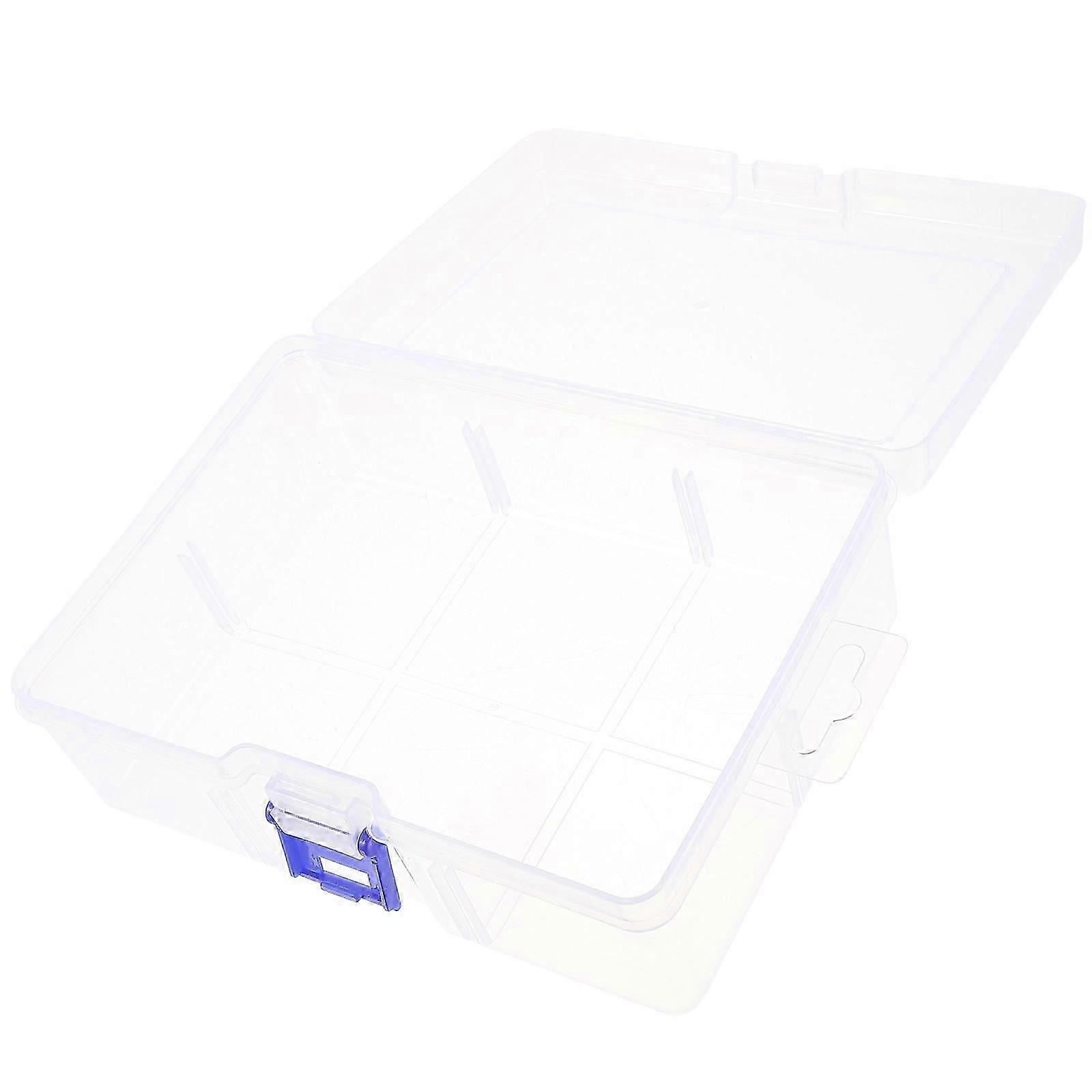 Large Capacity 2Pcs Transparent Poker Chip Carrying Case