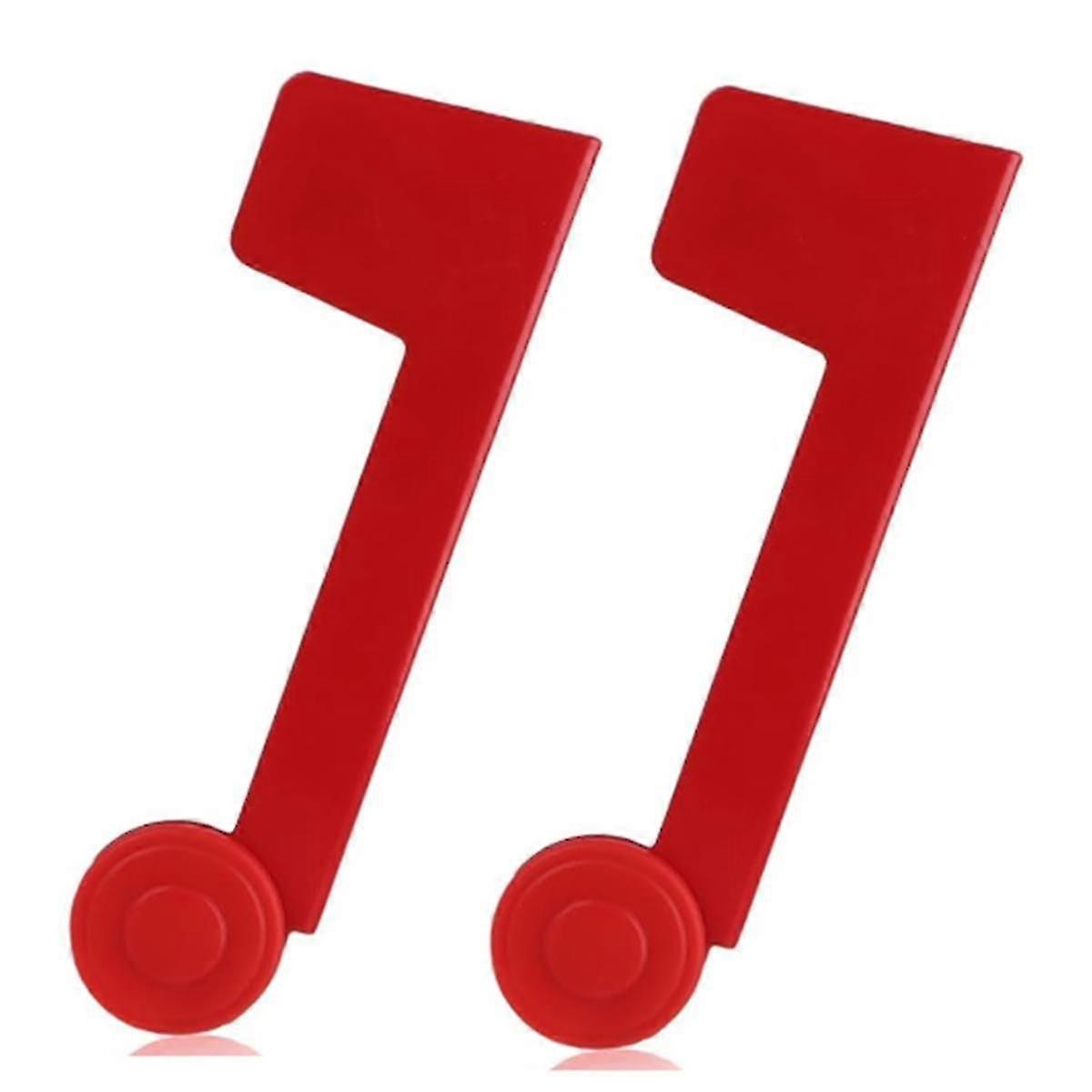 2Pcs Mailbox Flag Replacement Metal Mailbox Flag Replacement Kit Red Flag for Mailbox, Outside Mail