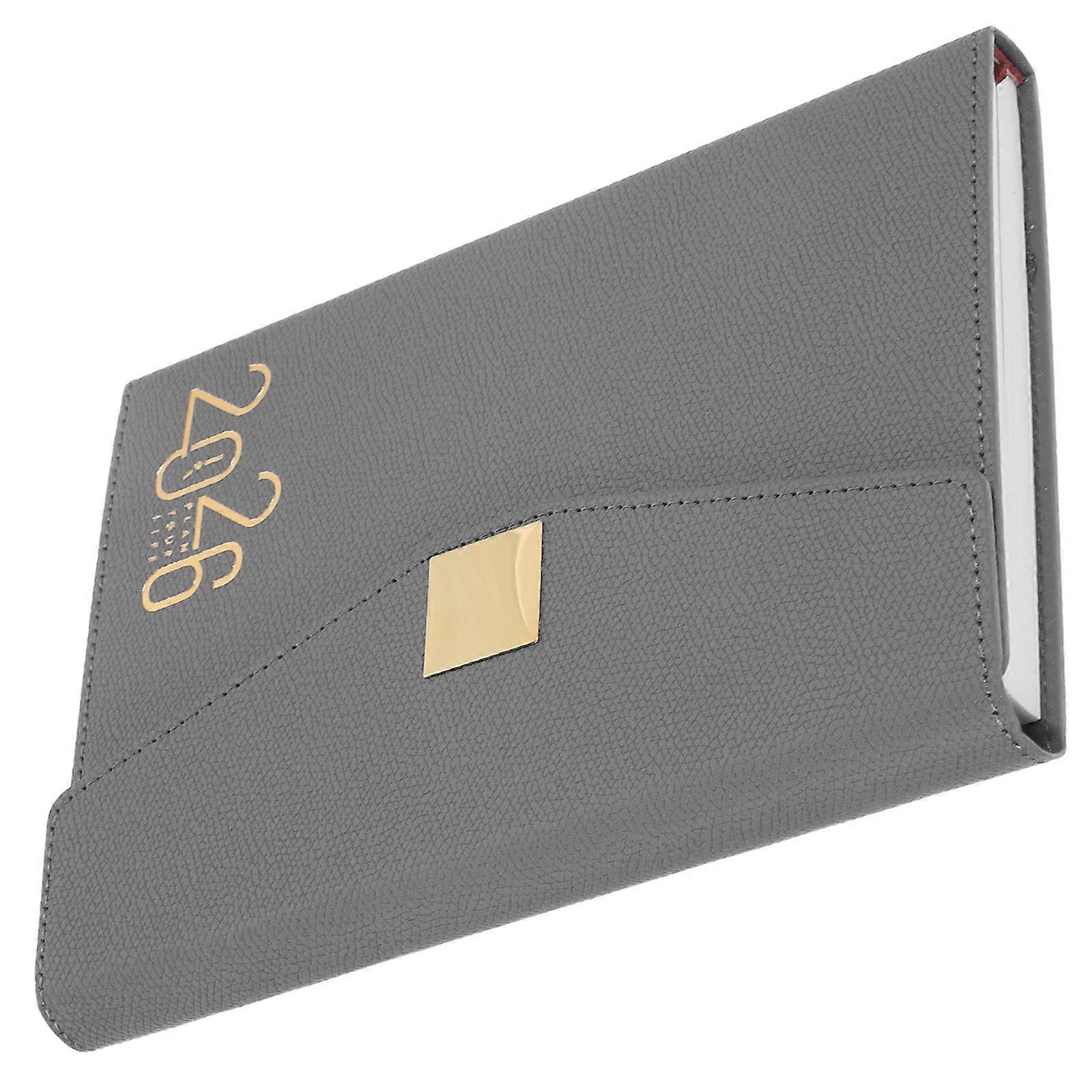 2026 Grey Daily Planner Journal for Task Management