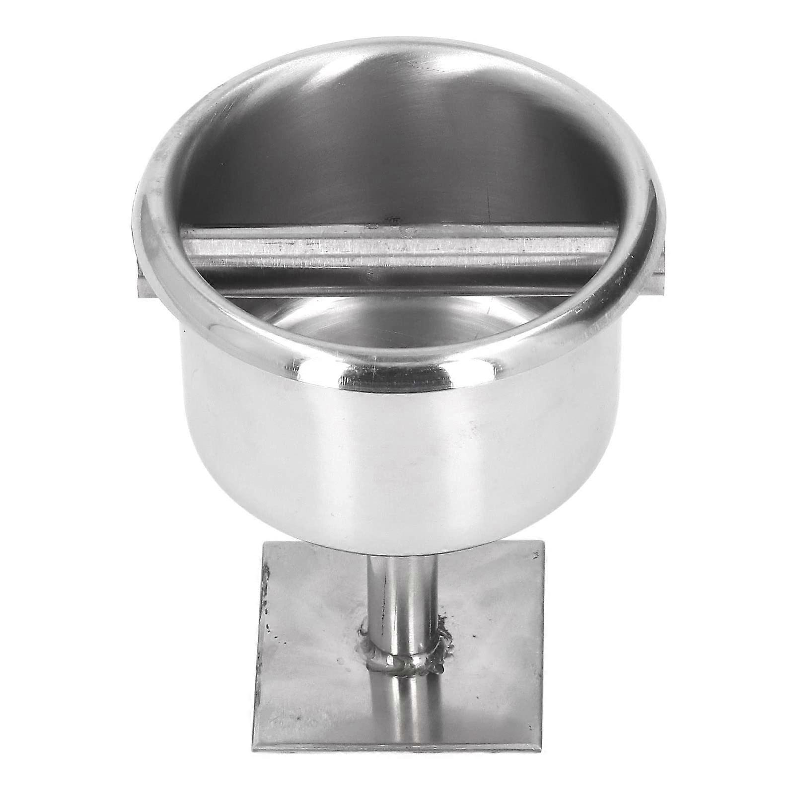 Swimming Pool Lane Rope Anchor Stainless Steel Embedded Goblet Head with Rectangular Base