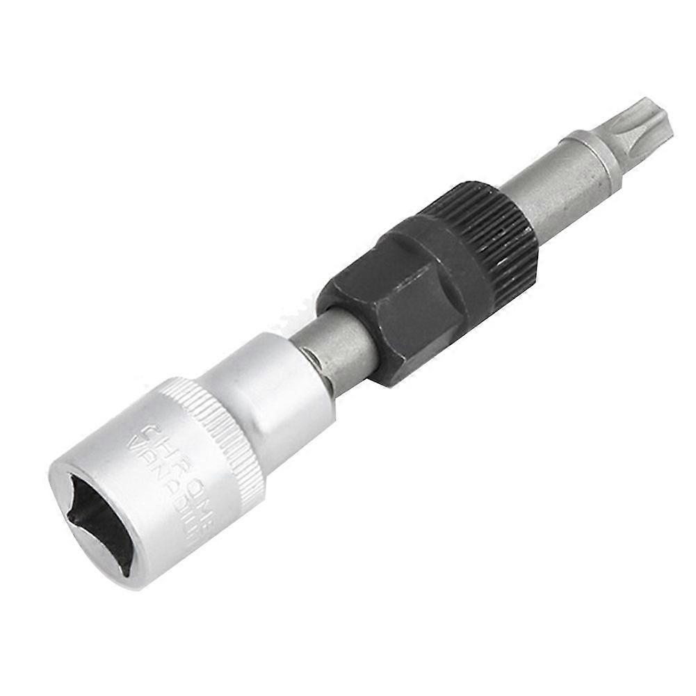 T50 Alternator Pulley Socket Drill Bit with 33 Teeth Tool Alternator Pulley - Remover Socket Wrench