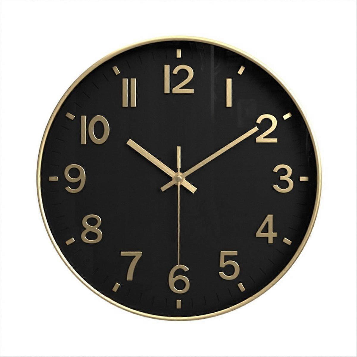 Silent Modern Clock for Wall, 3D Numbers Wall Clock Colour 6