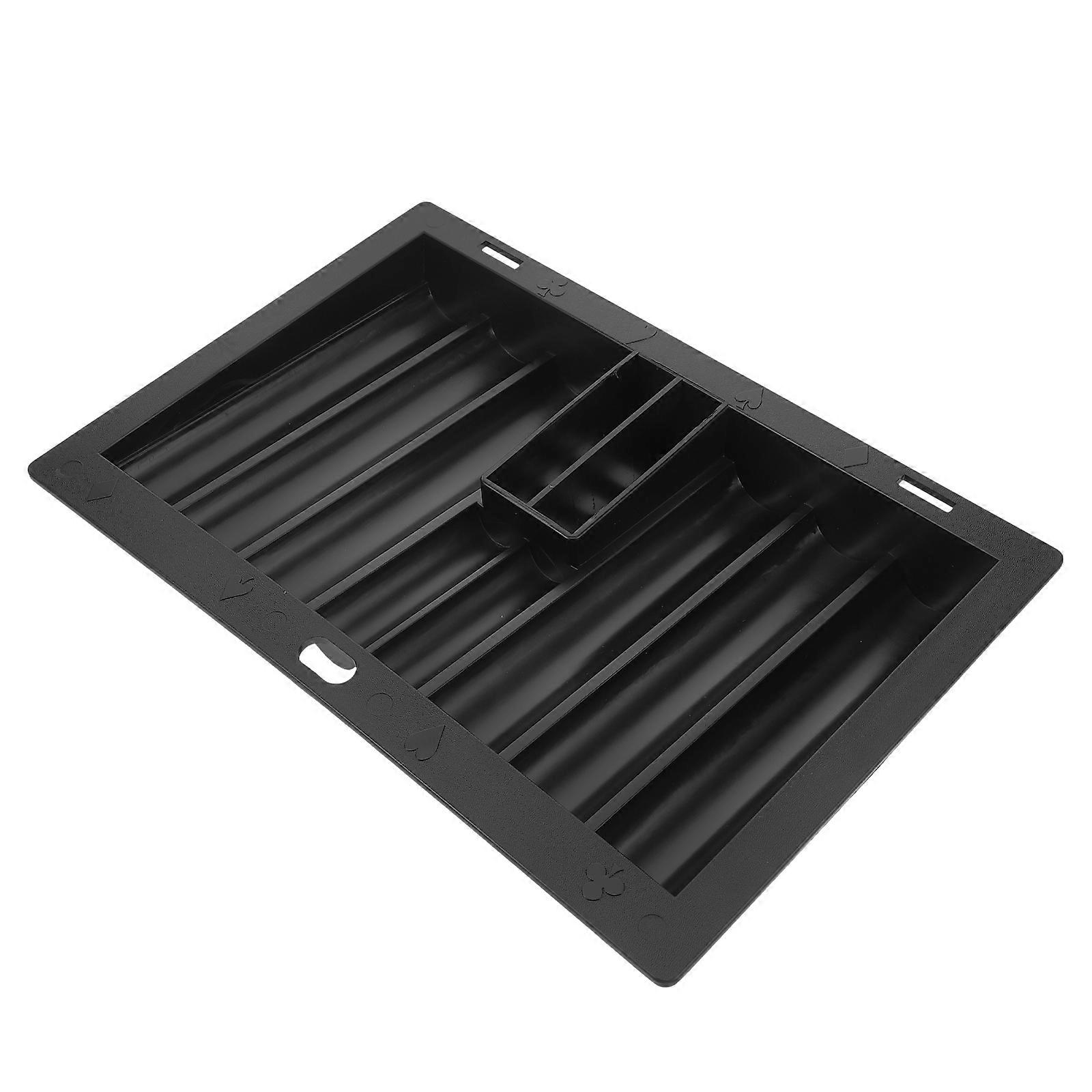 Poker Chip Tray Acrylic Table Card Tray for Convenient Storage