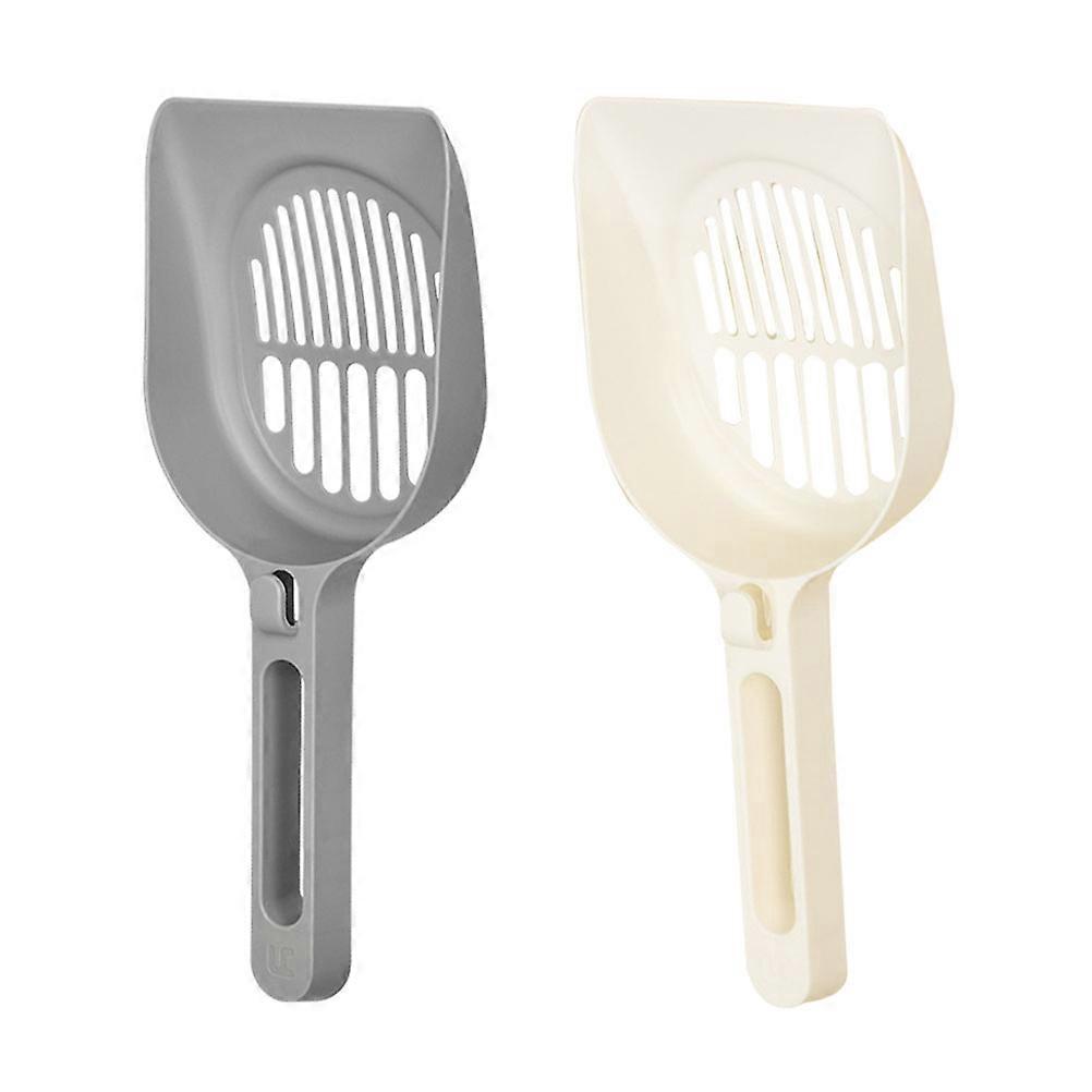 Kitten Litter Scoop Plastic Scooper for Pet Use 4Pcs with Comfortable Handle