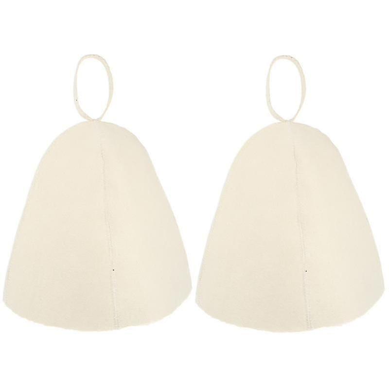 2pcs Filz Saunahut