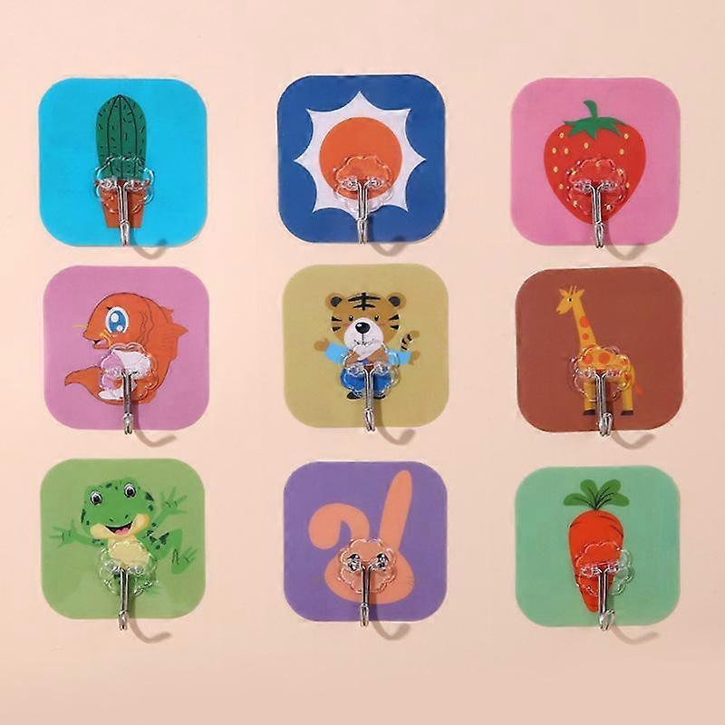 Cartoon Hook, Adhesive Multi - Function for Kitchen Bathroom Door Back