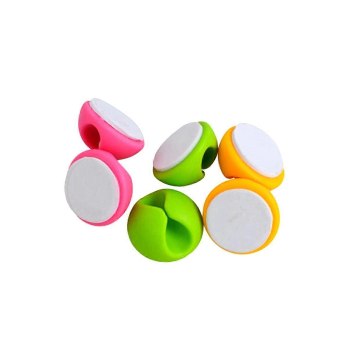 Cable Clips Cord Organizer Set 24pcs for Desk Cable Clutter Reduction and ColorCoded Management