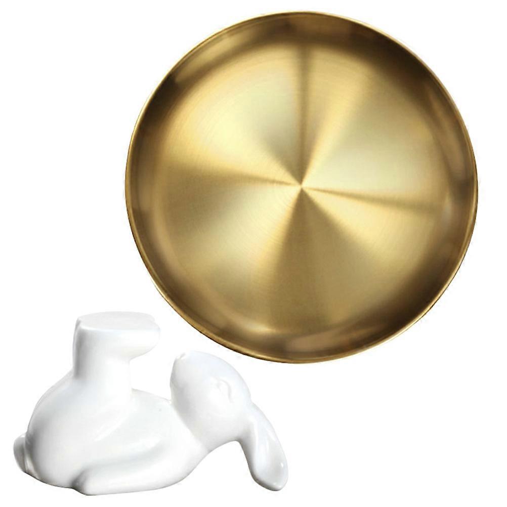 White Serving Tray Bread Plate for Snacks Storage