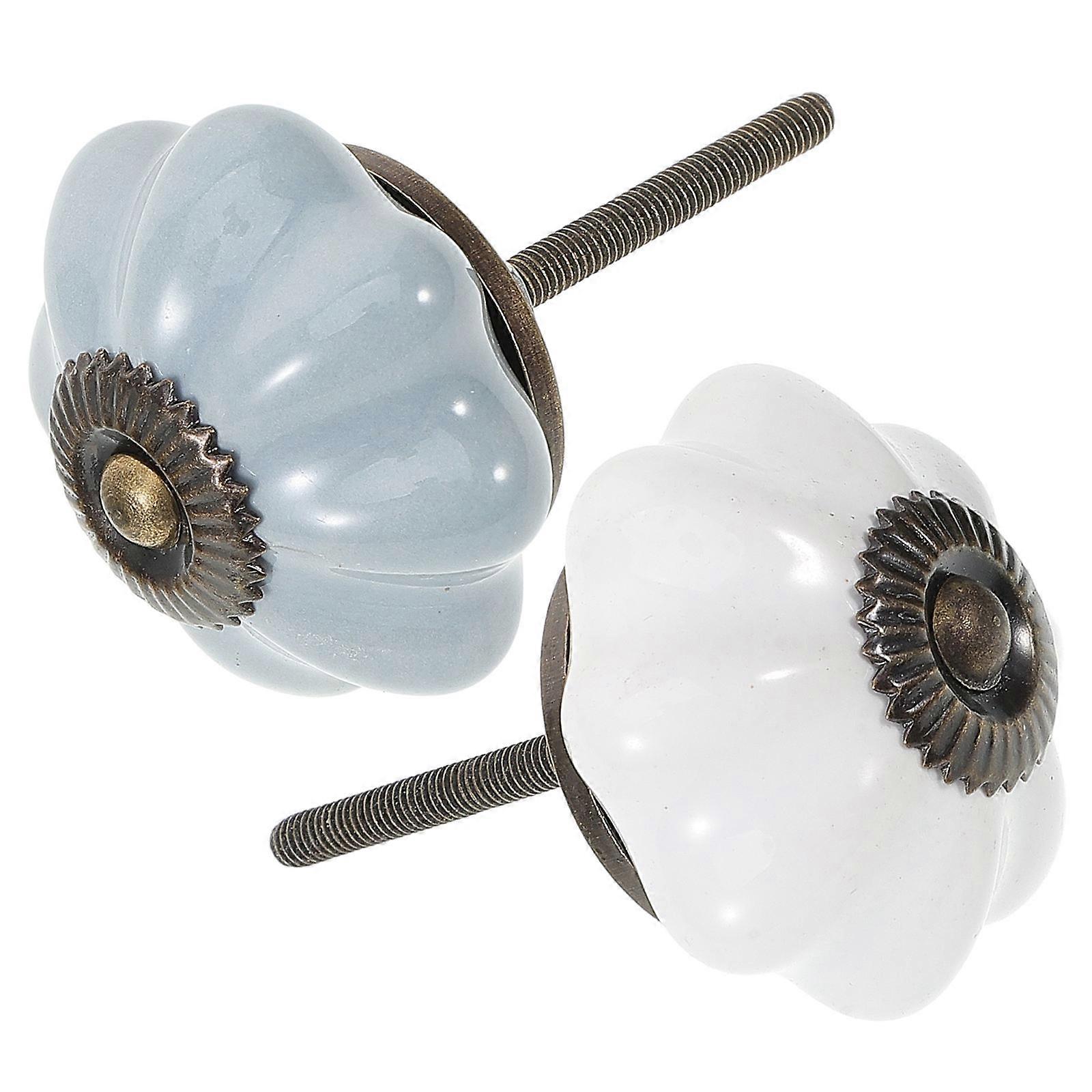 Creative Knob Cabinet Knob Ceramic Handle for Pulling 10Pcs Assorted Color