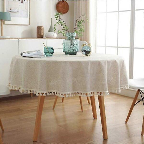 Rectangular Round Tablecloth for Picnic Tables Storage Durable Fade Resistant Material