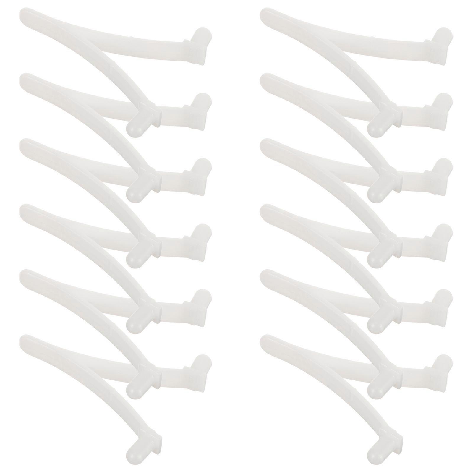 12pcs Pool Clips V Clips Pool Skimmer Net Clips Replacement Pool Pole Net Clips