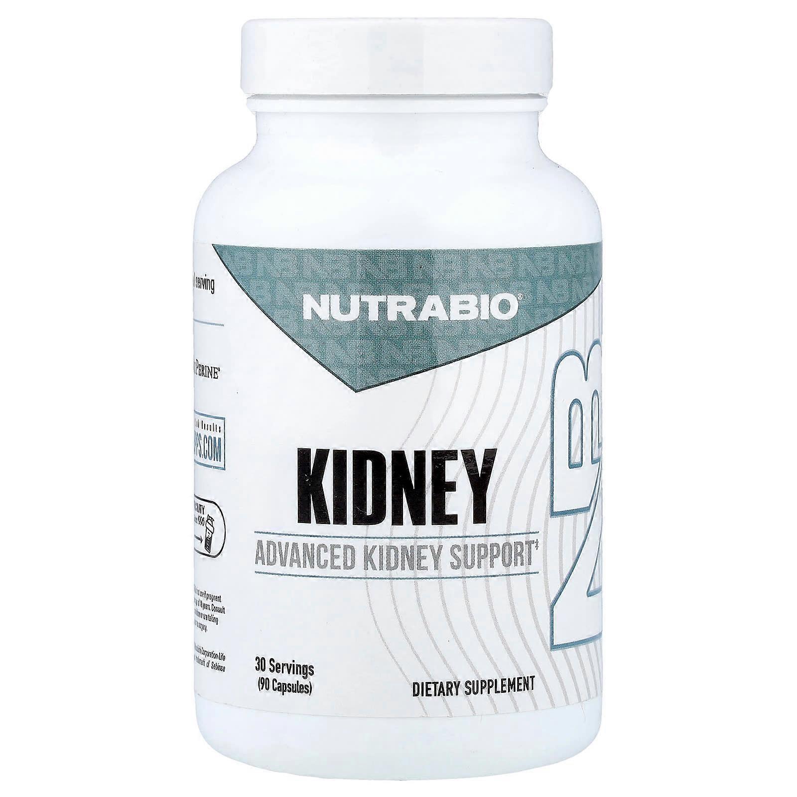 NutraBio, Kidney, 90 Capsules