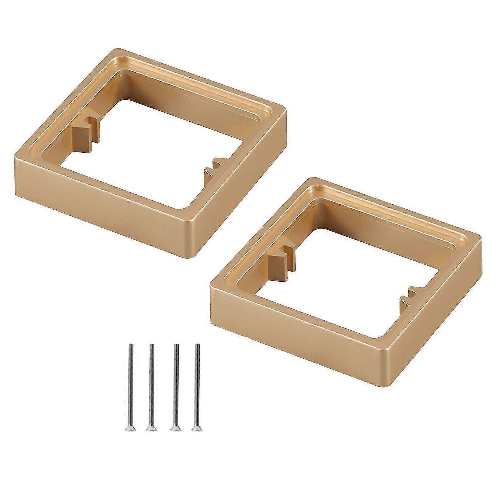 2 Pieces Single Socket Spacers Wall Plate Spacers 20mm Height Increase Switche