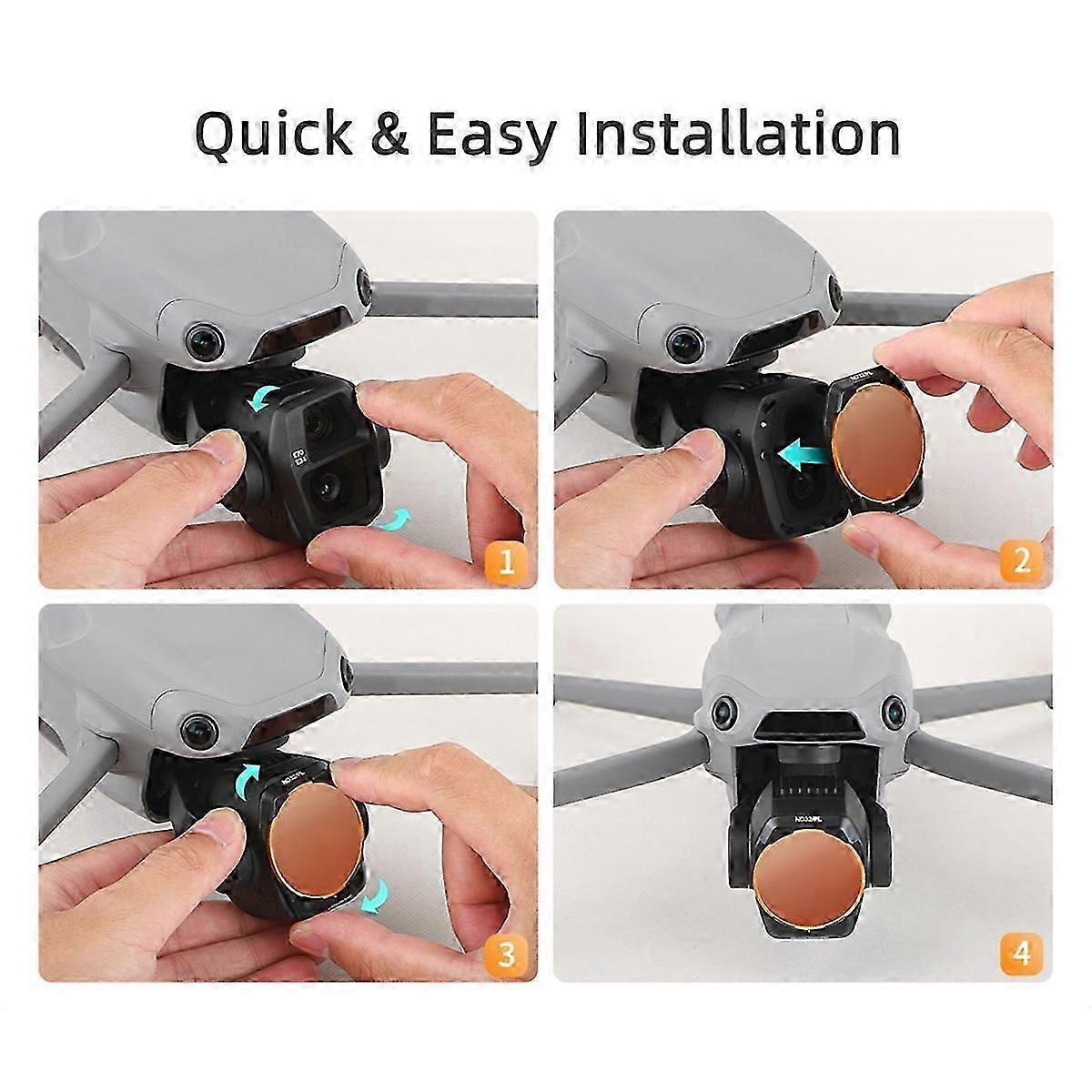Adjustable Lens Filter Set for Air 3S Accessories