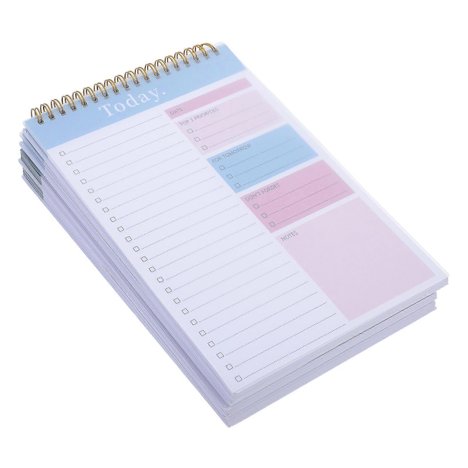 Weekly Planner Notepad for Task Checklist Use 4Pcs Multi Color Pads