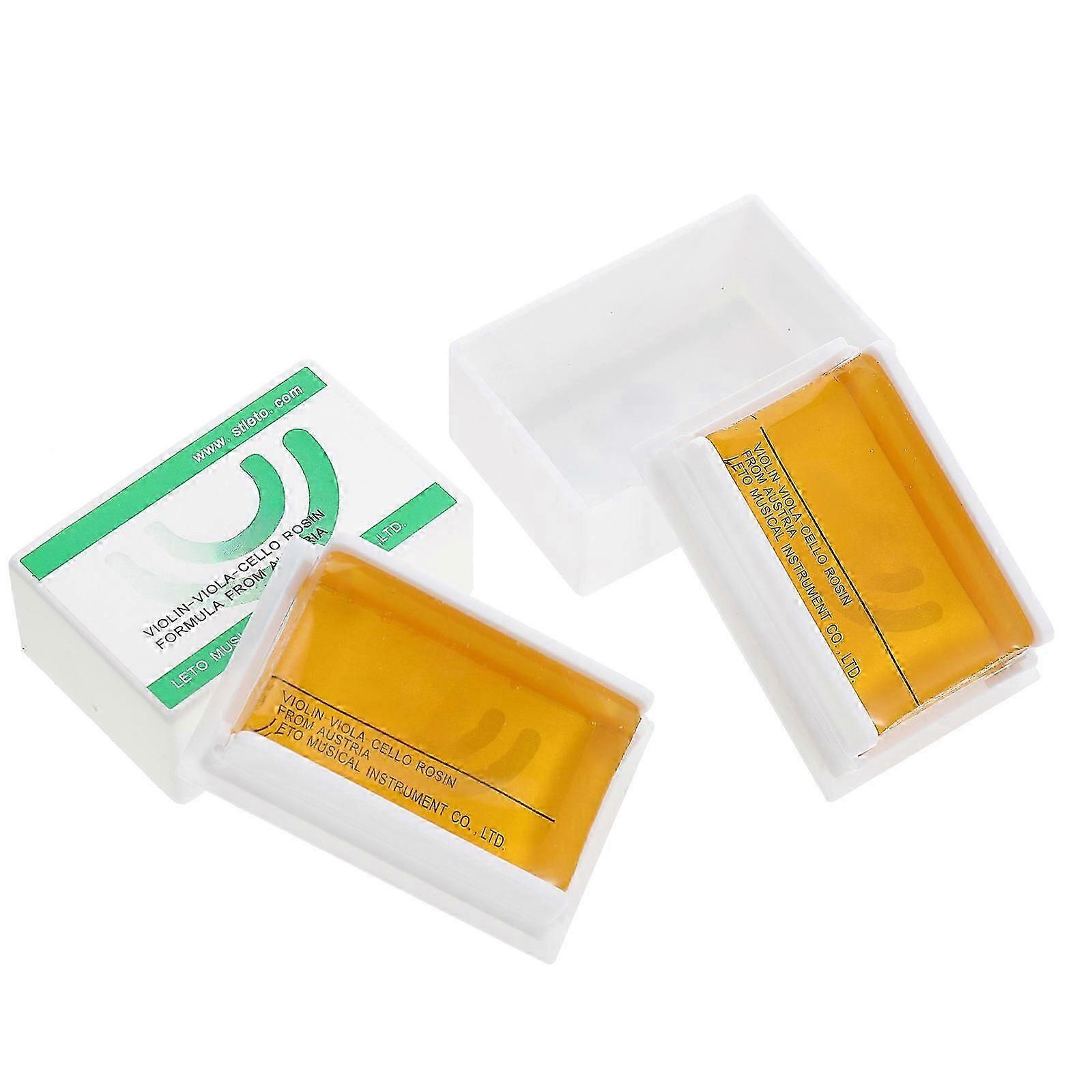 Violin Rosin Accessories for Cello String Instrument 2Pcs Usage