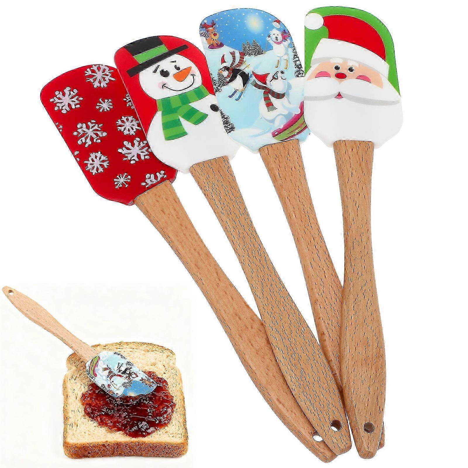 Silicone Cream Baking Tool for Kitchen Use 4Pcs Assorted Color