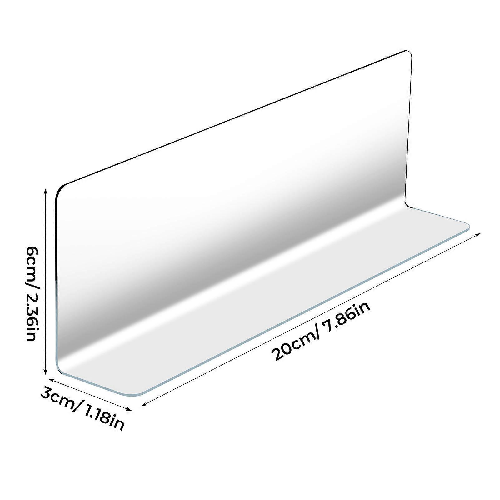 10pcs Plastic Shelf Divider Side Splitters Supermarket Classification Racks
