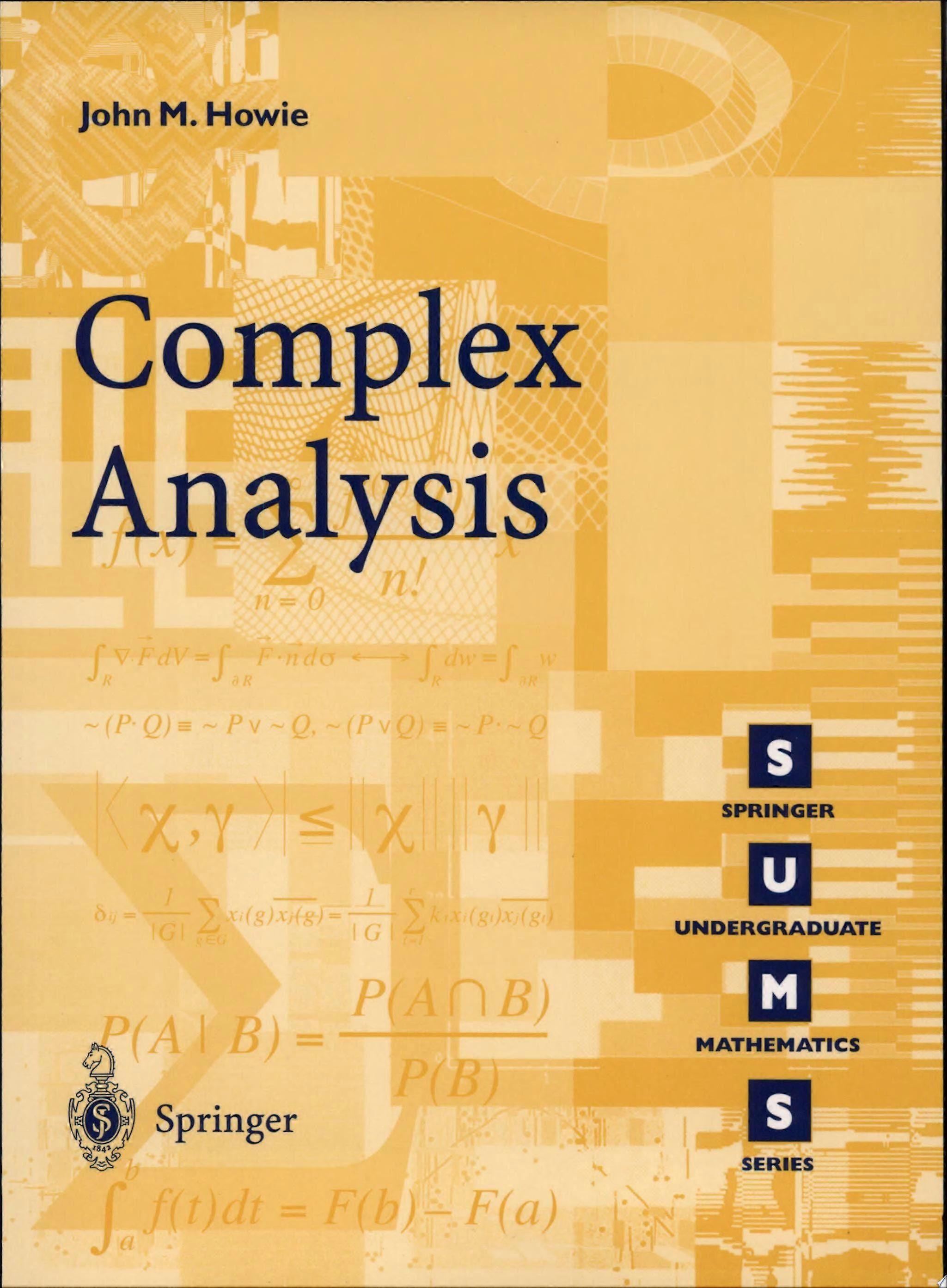 Complex analysis