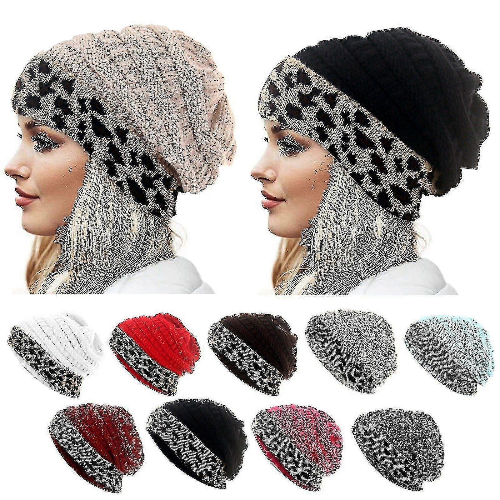Mode Unisex Sticka Mössa Vinterhattar
