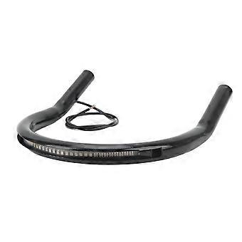 Motorcycle Rear Seat Frame Hoop Loop with LED Turn Signal Brake Light Replacement for Suzuki GS 550 650 750 850 1100 230mm/9.06in