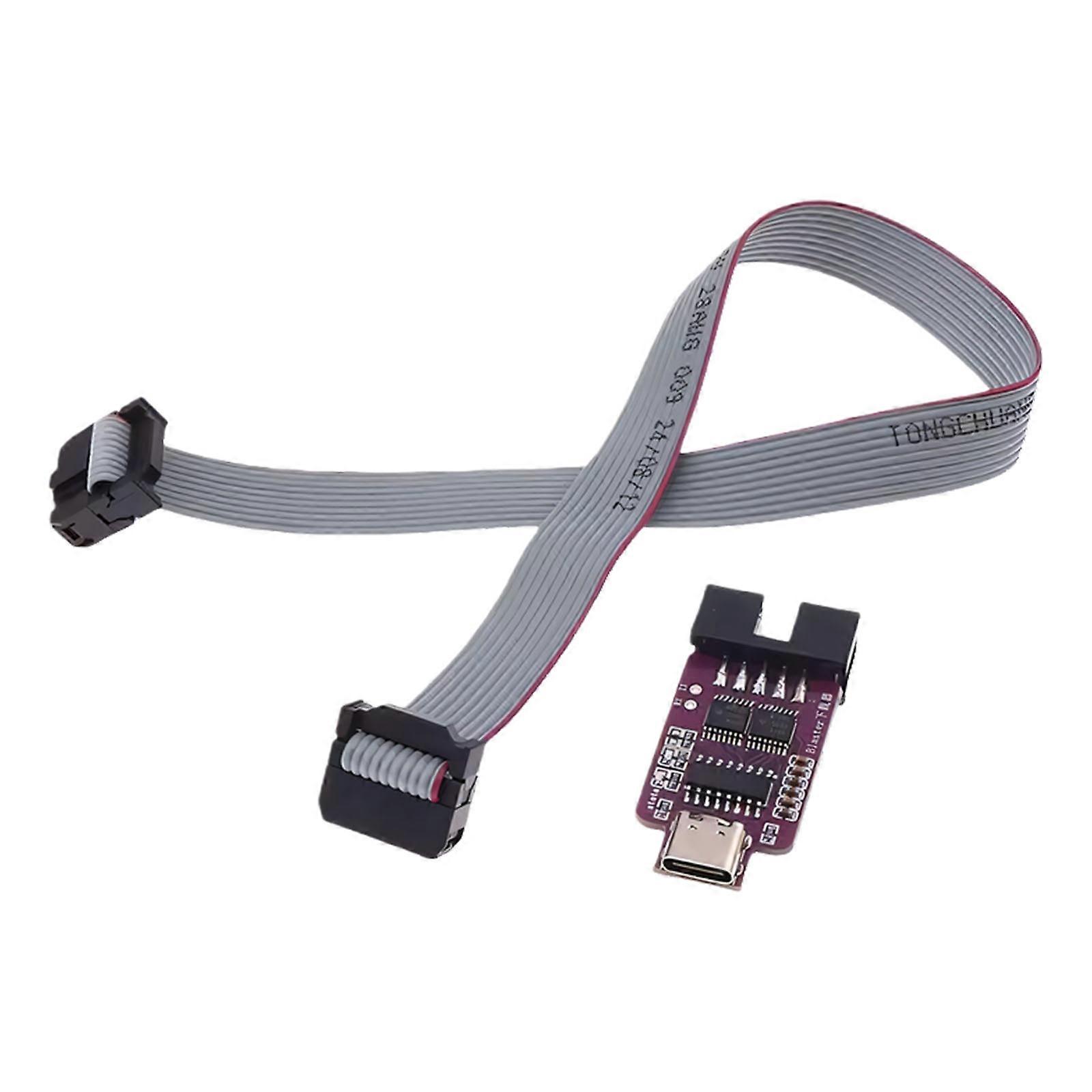 USB Downloader With Level Conversion For Altera CPLD And FPGA Programming And Debugging Development 1.2V To 3.3V Multicolor