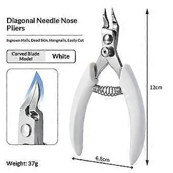 Stainless Steel Toe Nail Clippers Nail Correction Thick Nail Ingrown Toenails Precision Trimming Dead Skin Nail Pedicure Care