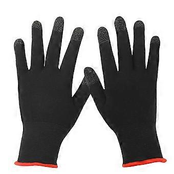 2Pcs Gaming Touch Screen Gloves Breathable Lightweight Warm Thin Sweat-proof Multifunctional Mobile Game Gloves