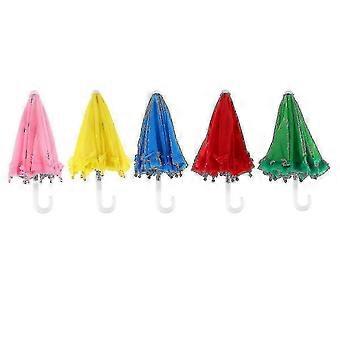 5 Pcs Kids Umbrellas, Children's Rain Toy for Pretend Play