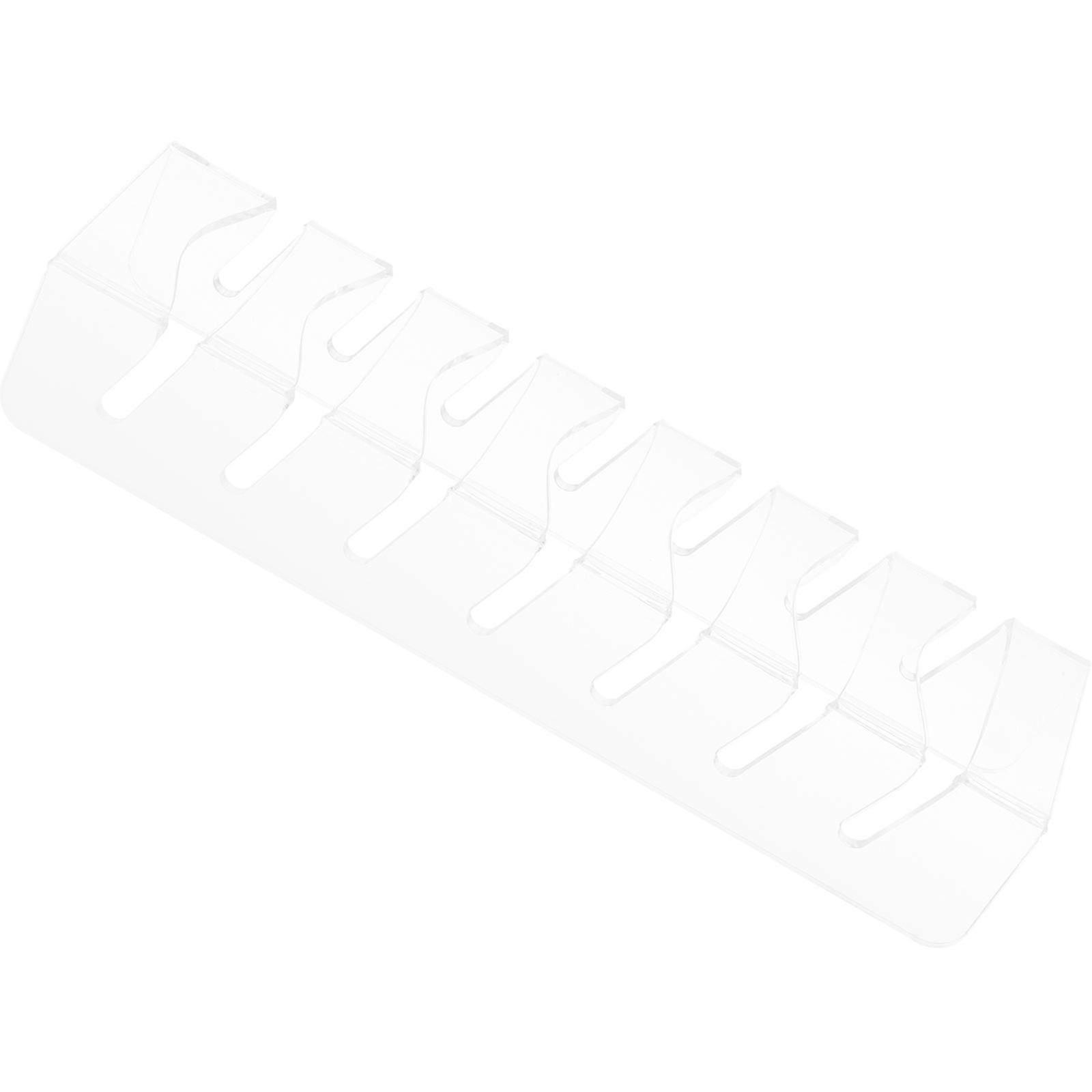 Acrylic Hat Organizer Rack | Transparent Desktop Display Stand
