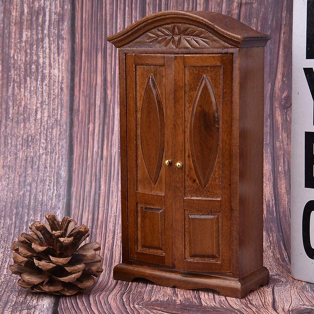Armoire Bois - Maison De Poupee - Jouet - Ancien - Vintage