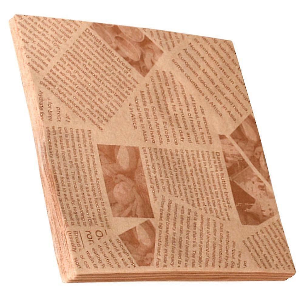 100pcs Sandwich Paper Liners Baking Tray Paper Sheets Baking Paper Sheets