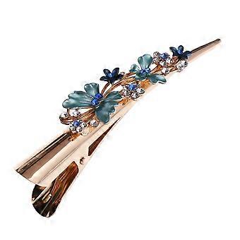 Delicate Haar clip Vintage bloem ontwerp barrettes legering grote eendenbek clip