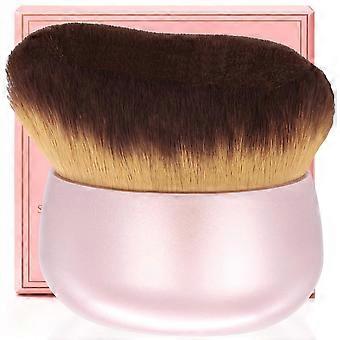 Extra Large Body Makeup Brush For Self Tanner, Leg Makeup &Bronzer Blend,75 mm Wide-headed Kabuki Brush Provides More Even &Pretty Application, Oval